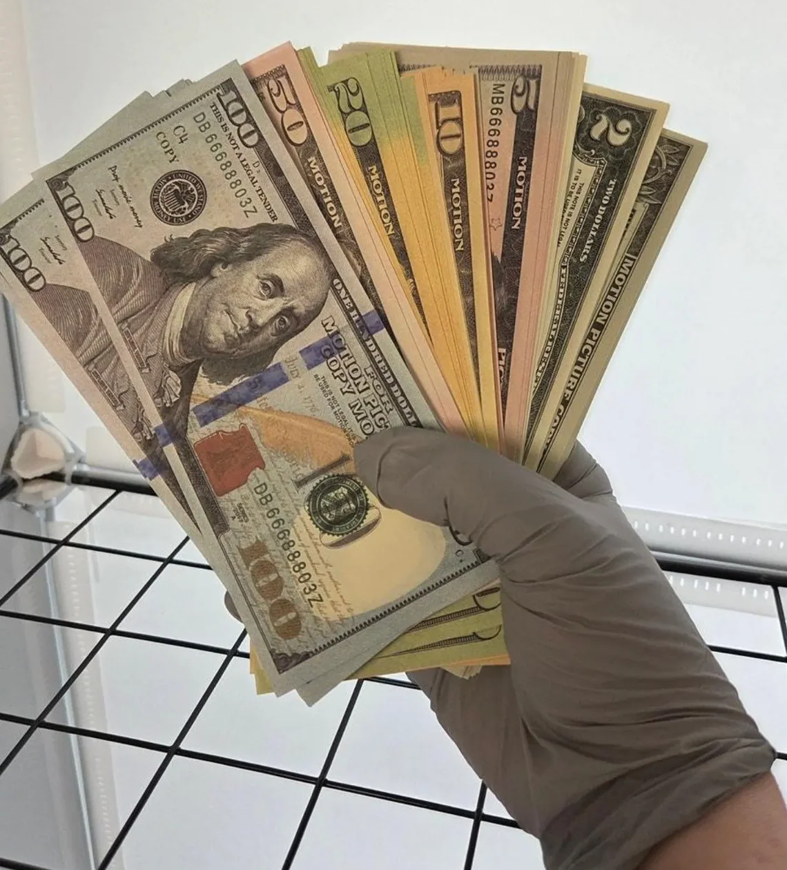 Prop money from a customer order 4